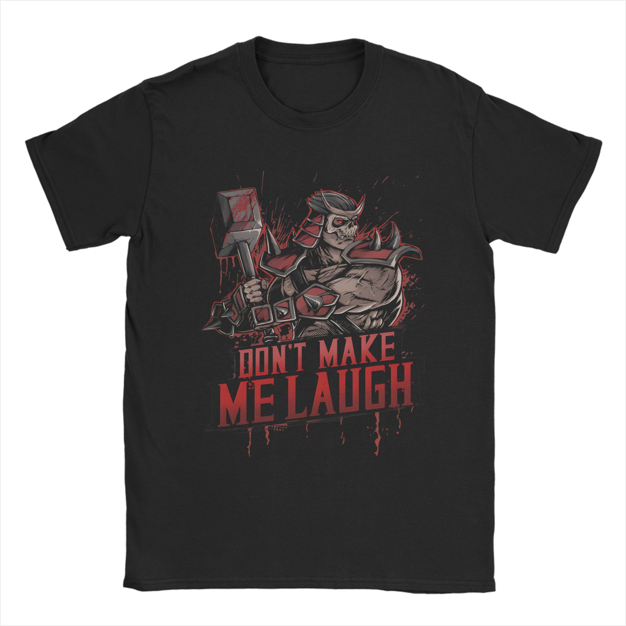 3D Printing Maket - 私を笑わせないでください男性 Tシャツ戦闘役割 3D プリントアメージング Tシャツ半袖ラウンドカラー Tシャツ夏服