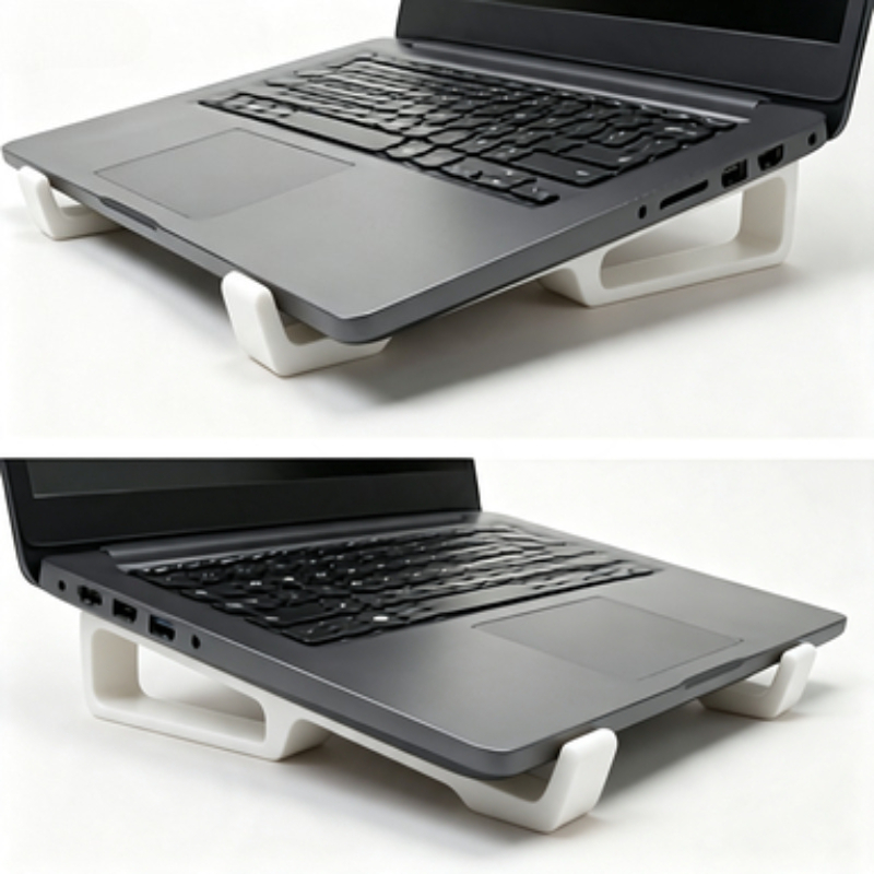 3D Printing Laptop Stand - 人間工学に基づいた3Dプリント製ノートパソコンスタンド、携帯用通気性軽量冷却ノートパソコンライザー（ホームオフィス用）