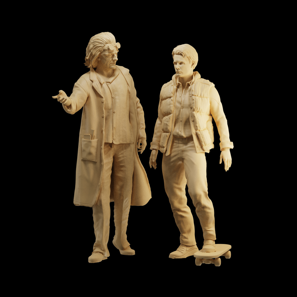 医師のスケートボードフィギュア,日曜大工のサンドテーブル,ス - 3D Printing Waste のレビューと価格