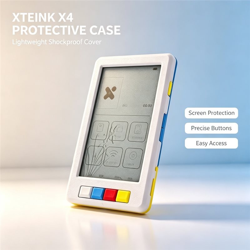 Xteink X4用保護シェル電子書籍リーダーケース、フルカ - 3D Printing Ebook のレビューと価格