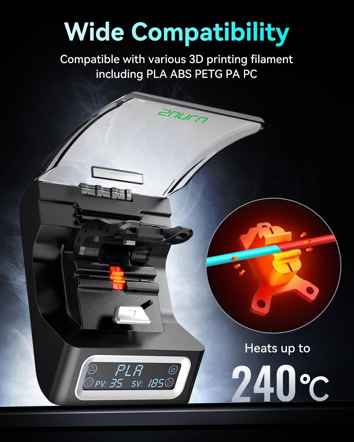 SUNLU FC01 フィラメントコネクター 急速加熱 3D - 3D Printing Waste のレビューと価格