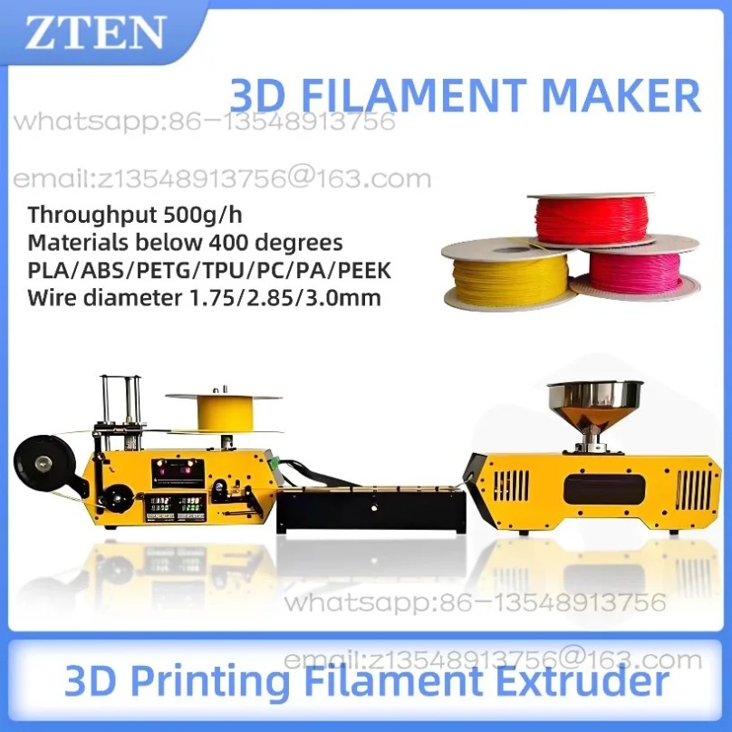 ミニデスクトッププラスチック押出機 1.75mmフィラメント - 3D Printing Waste のレビューと価格