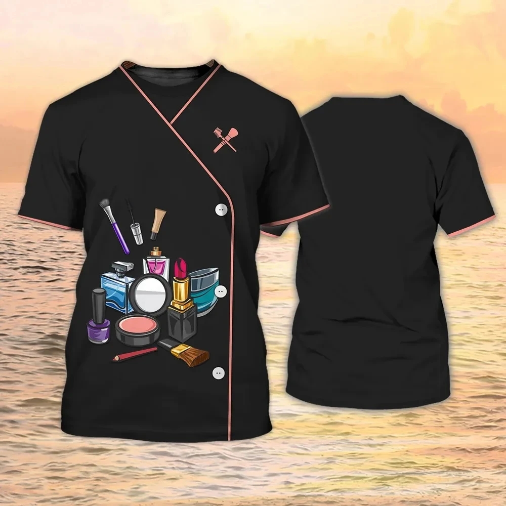 メイクアップアーティスト Tシャツ化粧品美容師 3D プリン - 3D Printing Maket のレビューと価格