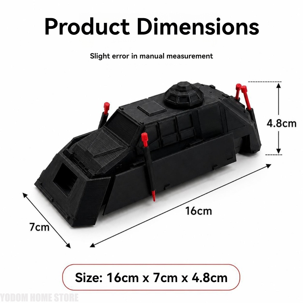 3Dプリント製Tiv2展開型竜巻対策車両2静的スケールディス - 3D Printing Enthusiast のレビューと価格