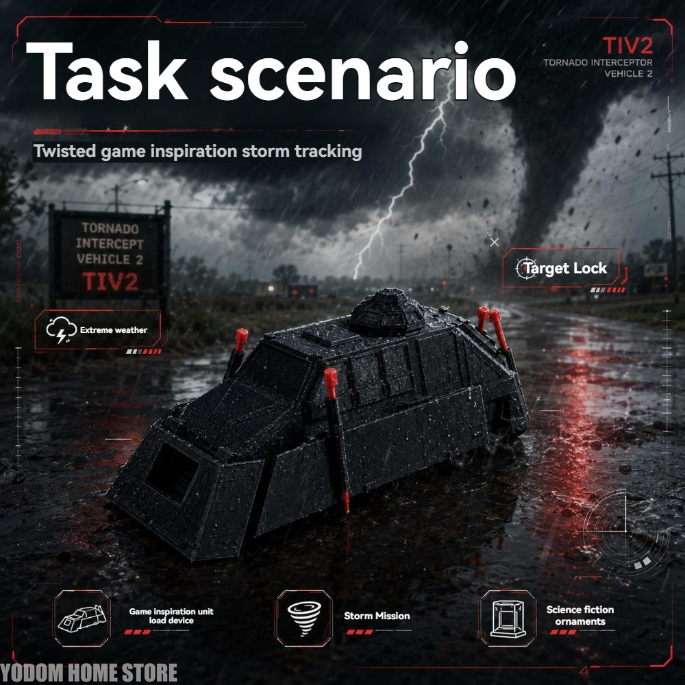 3Dプリント製Tiv2展開型竜巻対策車両2静的スケールディス - 3D Printing Enthusiast のレビューと価格