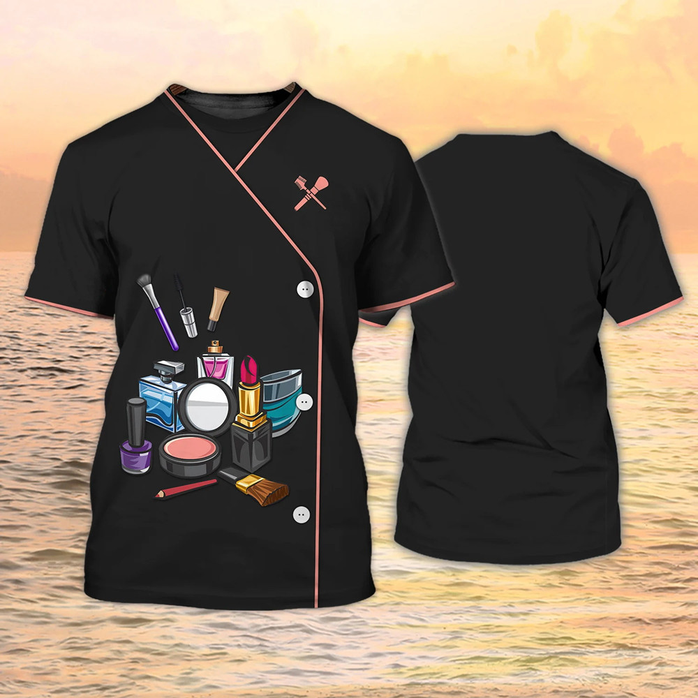 メイクアップアーティスト Tシャツ美容師 3D プリントスト - 3D Printing Maket のレビューと価格