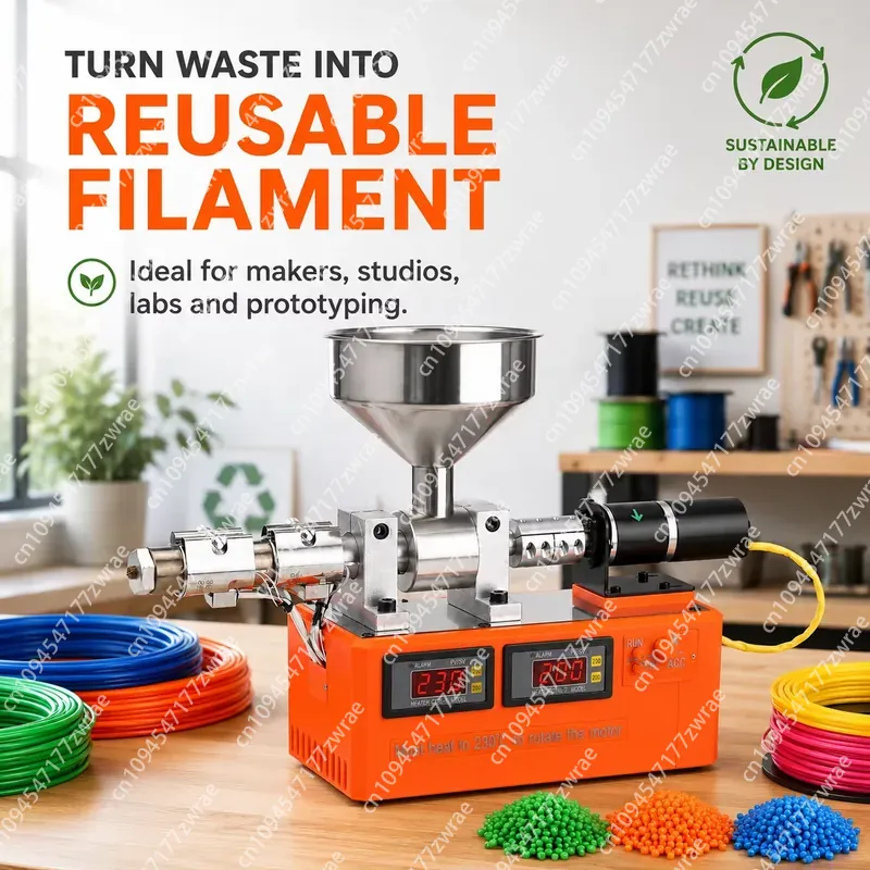 デスクトップ3Dプリンティングフィラメント押出機廃棄物リサイ - 3D Printing Waste のレビューと価格