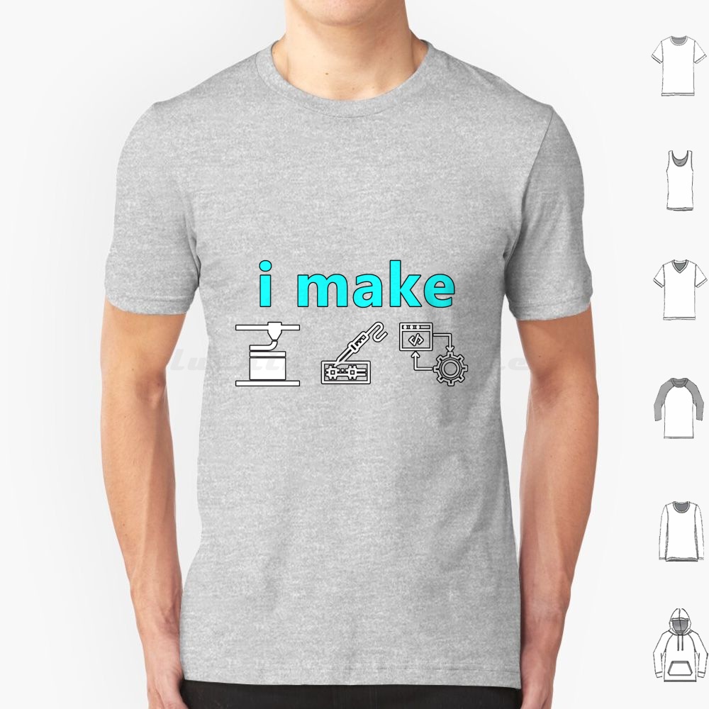 I Make Stuff Tシャツ コットン メンズ レディ - 3D Printing Maket のレビューと価格