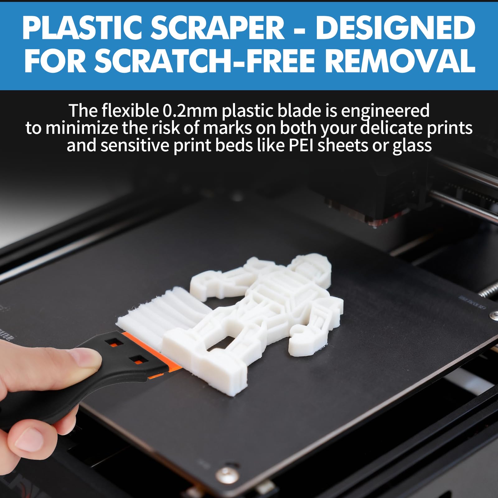 3Dプリンター用着脱式スクレーパーツール、3Dプリントモデル - 3D Printing Waste のレビューと価格