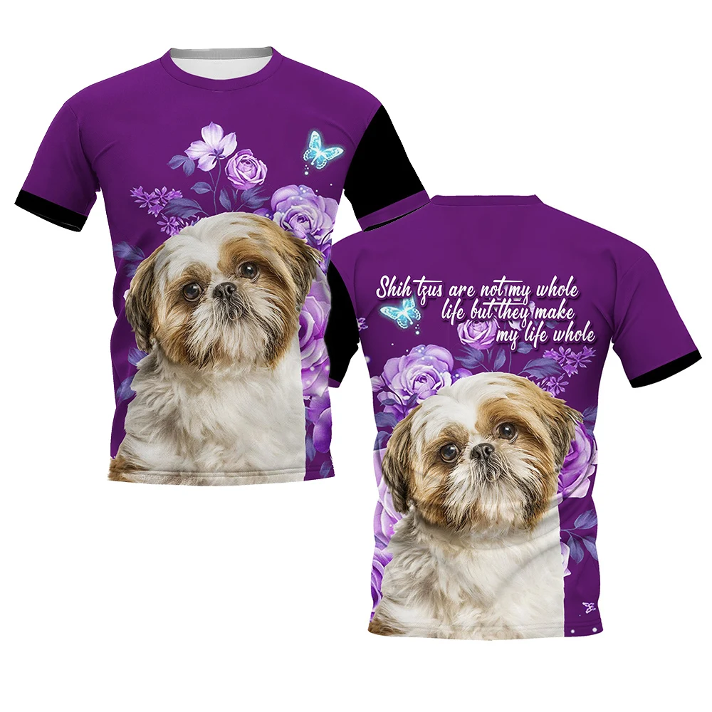 HX SHIH TZU-男性と女性のための3DプリントTシャ - 3D Printing Maket のレビューと価格