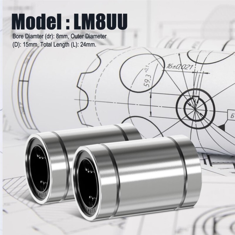 4/10個 LM8UU LM10UU LM16UU LM12 - 3D Printing Guide のレビューと価格